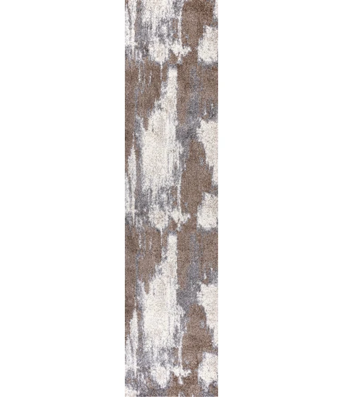 Jonathan Y SUPERSOFT Brown SEU302B 2ft. X 8ft. Rect. Rug