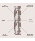 Jonathan Y SUPERSOFT Brown SEU302B 2ft. X 8ft. Rect. Rug