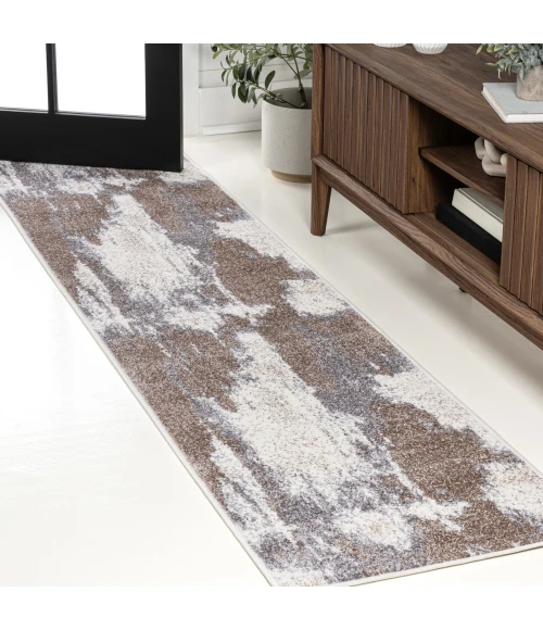 Jonathan Y SUPERSOFT Brown SEU302B 2ft. X 8ft. Rect. Rug