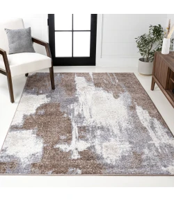 Jonathan Y SUPERSOFT Brown SEU302B 4ft. X 6ft. Rect. Rug