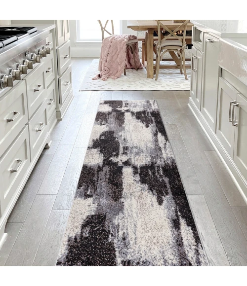 Jonathan Y SUPERSOFT Gray SEU302C 2ft. X 8ft. Rect. Rug