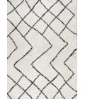 Inca Moroccan Diamond Shag Beige/Dark Gray 8 ft. x 10 ft. Area Rug