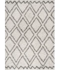Soller Diamond Trellis Shag Beige/Dark Gray 8 ft. x 10 ft. Area Rug