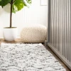 Jonathany London Shag SHG104A Beige/Dark Gray Area Rug 2 ft. 3 in. X 8 ft. Runner