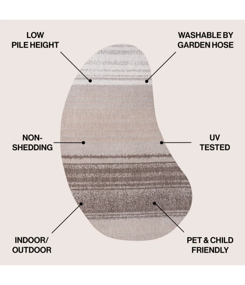 Jonathan Y SHAPES Gray SHP102B 8ft.-8in. X 12ft. Specialty Rug