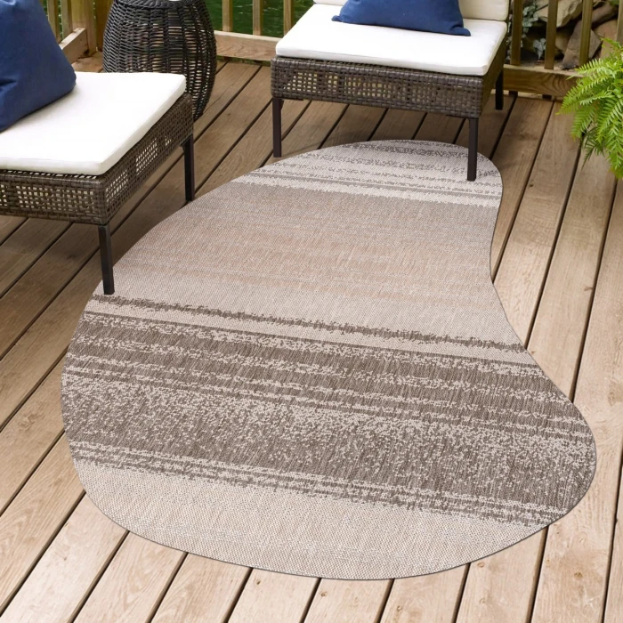 Jonathan Y SHAPES Brown SHP102A 6ft.2in. X 9ft. Specialty Rug