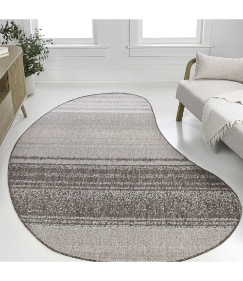 Jonathan Y SHAPES Gray SHP102B 8ft.-8in. X 12ft. Specialty Rug
