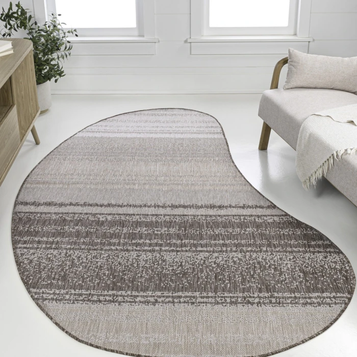 Jonathan Y SHAPES Brown SHP102A 6ft.2in. X 9ft. Specialty Rug