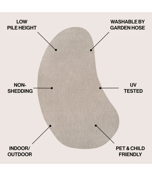 Jonathan Y SHAPES Gray SHP102D 8ft.-8in. X 12ft. Specialty Rug