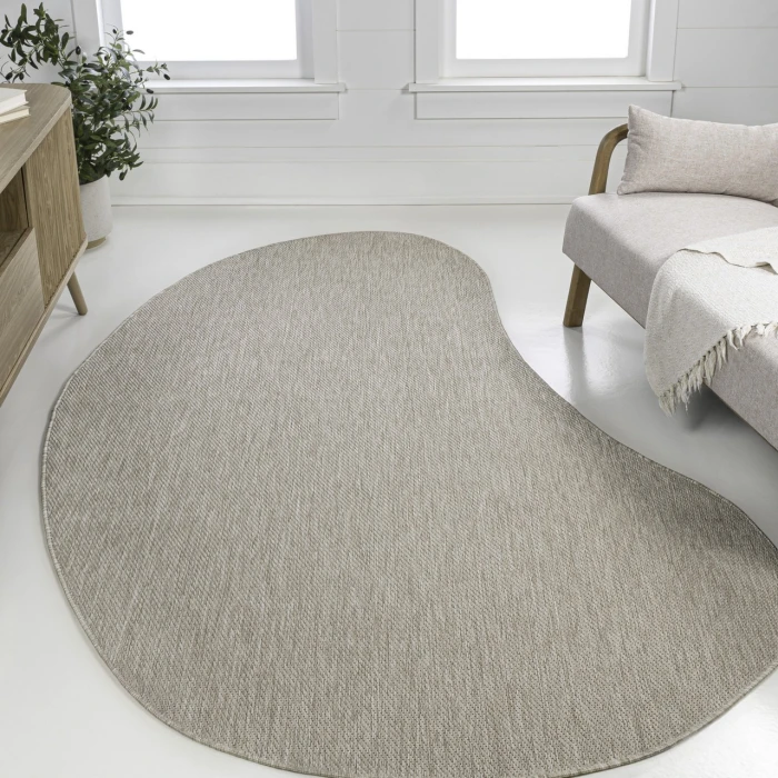 Jonathan Y SHAPES Beige SHP102C 6ft.2in. X 9ft. Specialty Rug