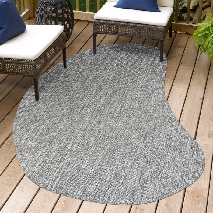 Jonathan Y SHAPES Gray SHP102D 6ft.2in. X 9ft. Specialty Rug