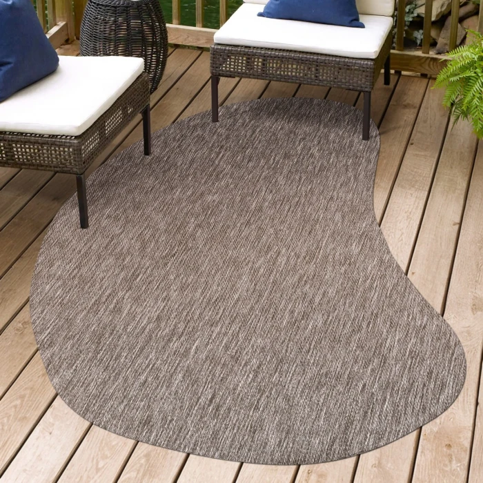Jonathan Y SHAPES Brown SHP102E 6ft.2in. X 9ft. Specialty Rug