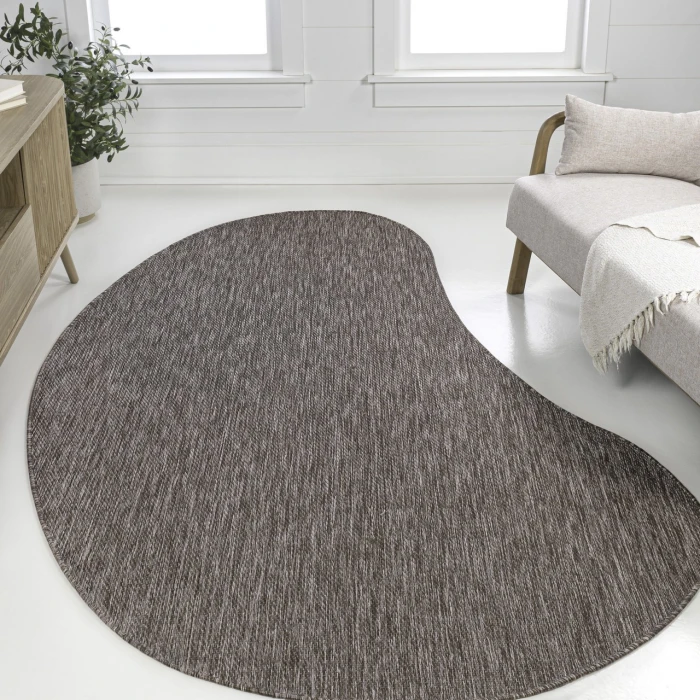Jonathan Y SHAPES Brown SHP102E 6ft.2in. X 9ft. Specialty Rug