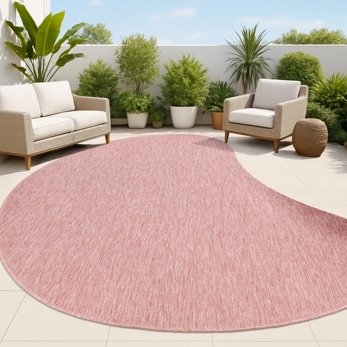 Jonathan Y SHAPES Pink SHP102F 6ft.2in. X 9ft. Specialty Rug