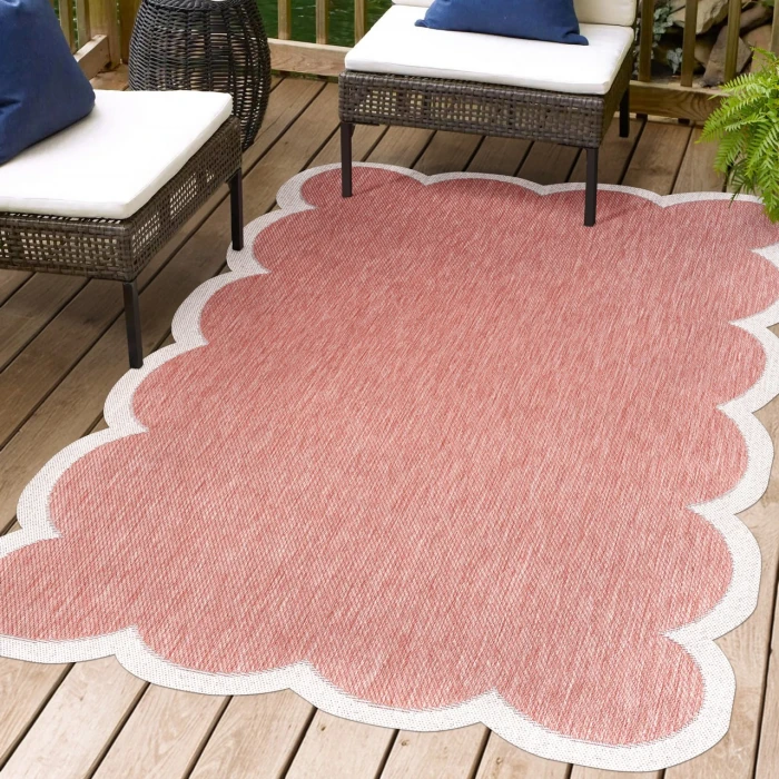 Jonathan Y SHAPES Red SHP103C 8ft.-8in. X 12ft. Specialty Rug