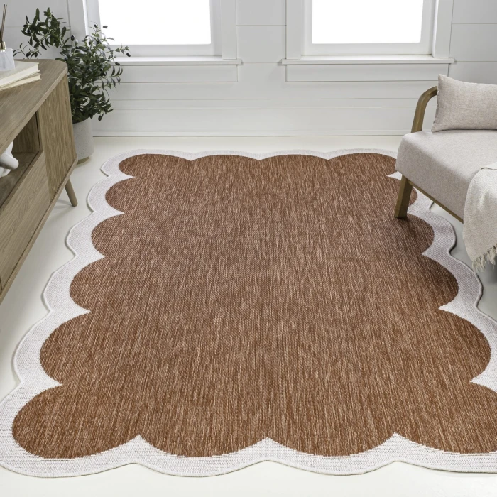 Jonathan Y SHAPES Red SHP103C 5ft.3in. X 7ft.7in. Specialty Rug