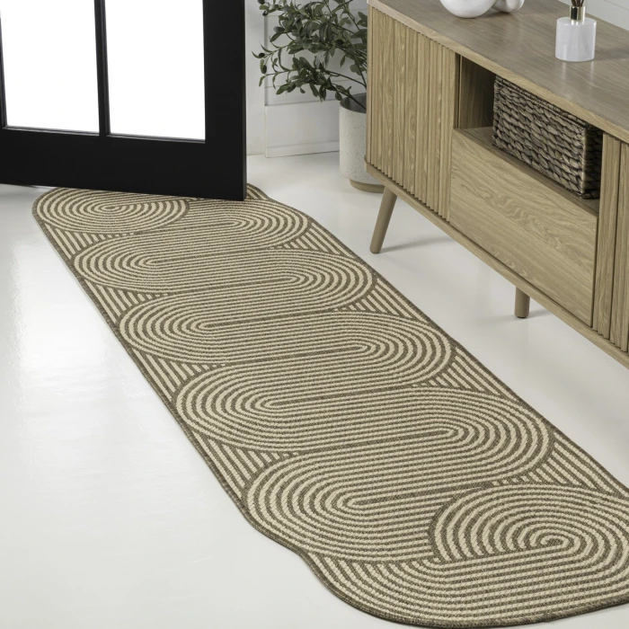 Jonathan Y SHAPES Brown SHP201A 2ft.-2in. X 8ft. Rect. Rug