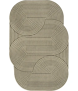 Jonathan Y SHAPES Brown SHP201A 5ft.3in. X 7ft.7in. Specialty Rug