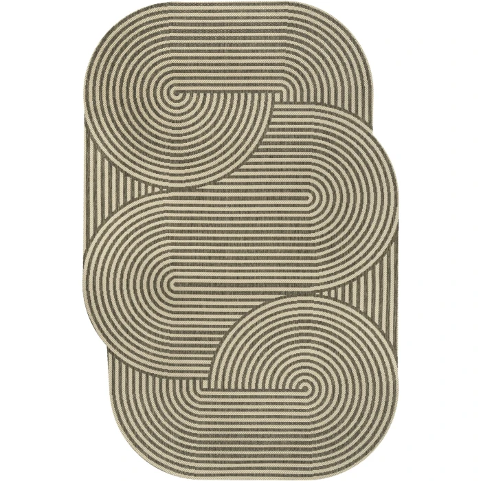 Jonathan Y SHAPES Brown SHP201A 6ft.7in. X 9ft.6in. Specialty Rug