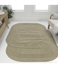 Jonathan Y SHAPES Brown SHP201A 6ft.7in. X 9ft.6in. Specialty Rug