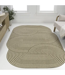 Jonathan Y SHAPES Brown SHP201A 5ft.3in. X 7ft.7in. Specialty Rug
