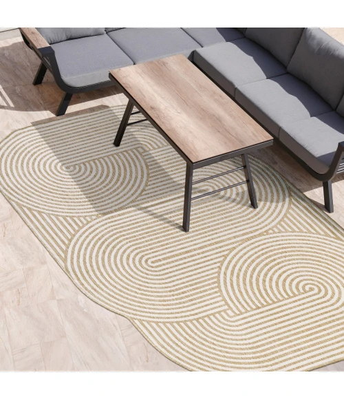 Jonathan Y SHAPES Brown SHP201B 7ft.-9in. X 10ft. Specialty Rug