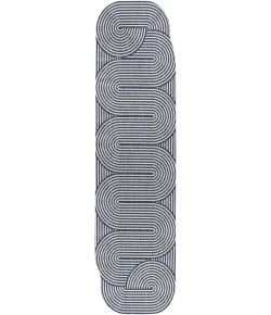 Jonathan Y SHAPES Blue SHP201C 2ft.-2in. X 8ft. Rect. Rug