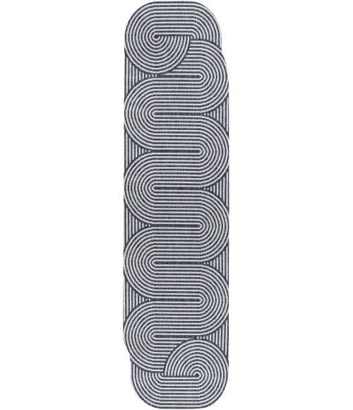 Jonathan Y SHAPES Blue SHP201C 2ft.-2in. X 8ft. Rect. Rug