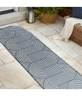 Jonathan Y SHAPES Blue SHP201C 2ft.-2in. X 8ft. Rect. Rug
