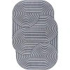 Jonathan Y SHAPES Blue SHP201C 7ft.-9in. X 10ft. Specialty Rug