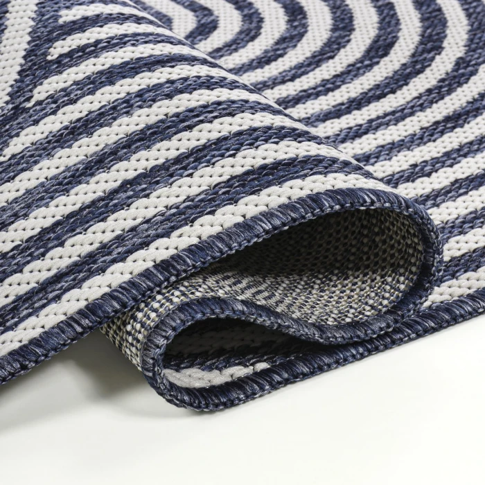 Jonathan Y SHAPES Blue SHP201C 6ft.7in. X 9ft.6in. Specialty Rug
