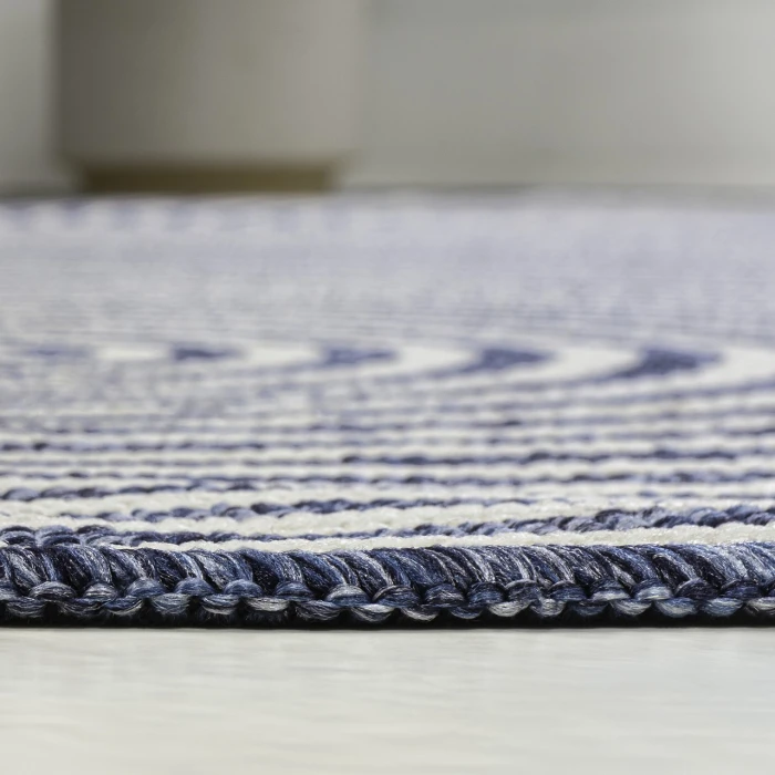 Jonathan Y SHAPES Blue SHP201C 6ft.7in. X 9ft.6in. Specialty Rug
