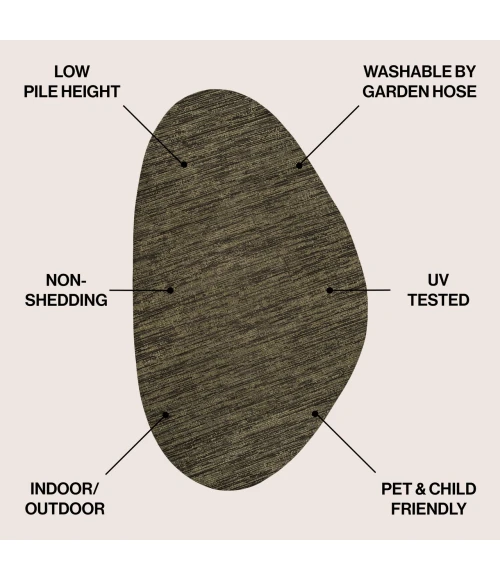 Jonathan Y SHAPES Beige SHP202B 9ft. X 12ft. Specialty Rug