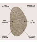Jonathan Y SHAPES Red SHP202C 9ft. X 12ft. Specialty Rug