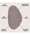 Jonathan Y SHAPES Blue SHP202D 9ft. X 12ft. Specialty Rug