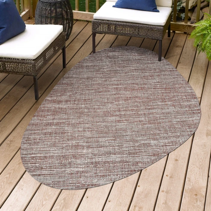 Jonathan Y SHAPES Red SHP202C 6ft.7in. X 9ft.6in. Specialty Rug