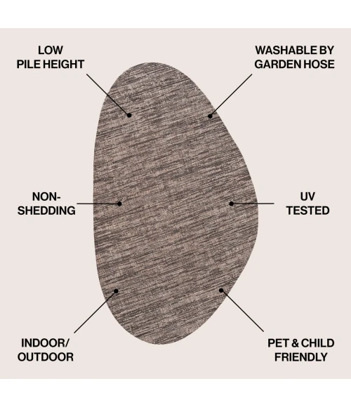 Jonathan Y SHAPES Gray SHP202F 9ft. X 12ft. Specialty Rug