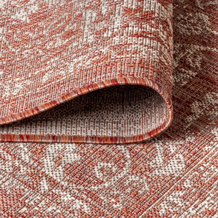 Jonathan Y SANTA MONICA Red SMB100A 6ft.7in. Square Rug