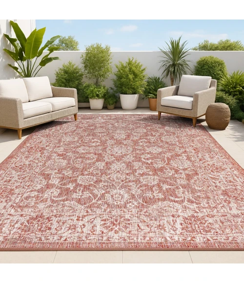 Jonathan Y SANTA MONICA Red SMB100A 10ft. X 14ft. Rect. Rug