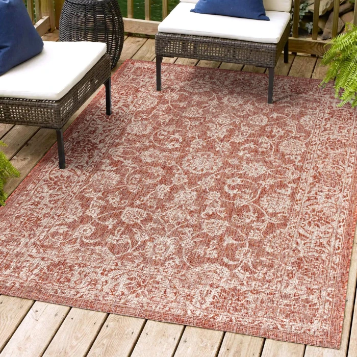 Jonathan Y SANTA MONICA Red SMB100A 6ft. X 9ft. Rect. Rug