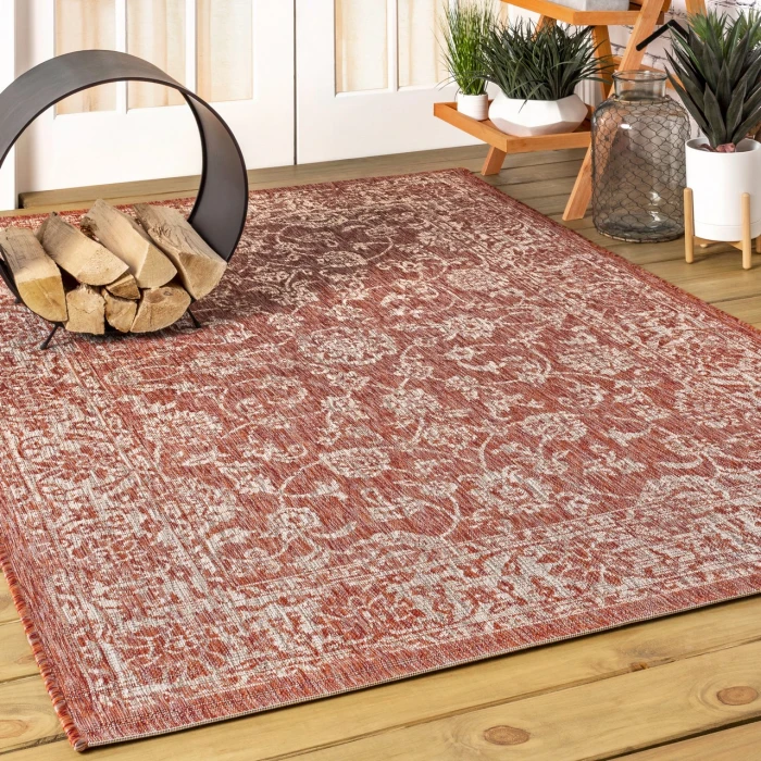 Jonathan Y SANTA MONICA Red SMB100A 6ft. X 9ft. Rect. Rug