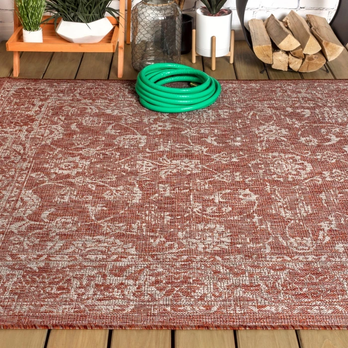 Jonathan Y SANTA MONICA Red SMB100A 6ft. X 9ft. Rect. Rug