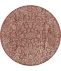 Jonathan Y SANTA MONICA Red SMB100A 5ft.3in. Round Rug