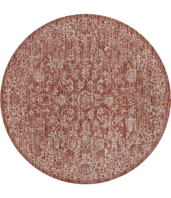 Jonathan Y SANTA MONICA Red SMB100A 5ft.3in. Round Rug