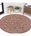Jonathan Y SANTA MONICA Red SMB100A 5ft.3in. Round Rug