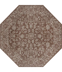 Jonathan Y SANTA MONICA Red SMB100A 5ft.-3in. Octagon Rug