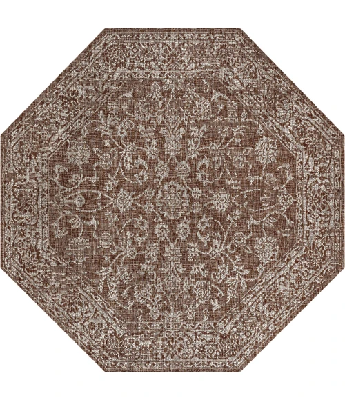 Jonathan Y SANTA MONICA Red SMB100A 5ft.-3in. Octagon Rug