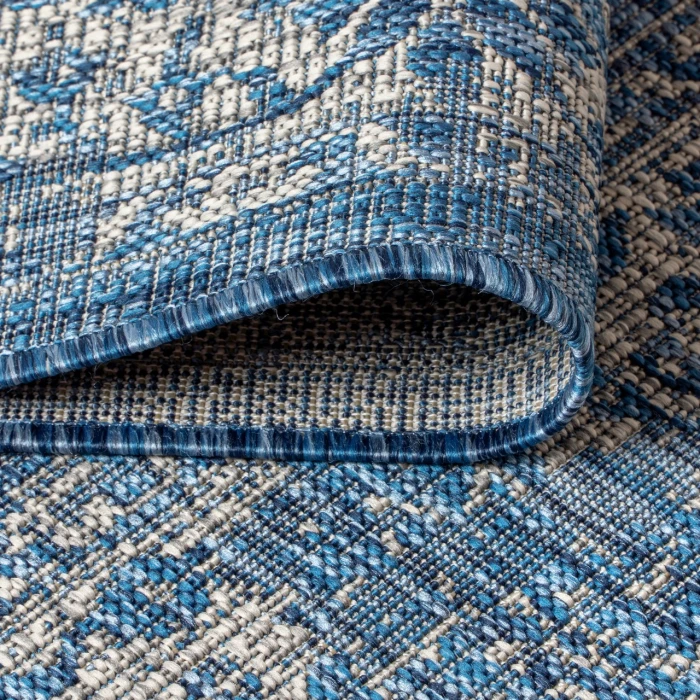 Jonathan Y SANTA MONICA Blue SMB100B 5ft.-3in. Octagon Rug