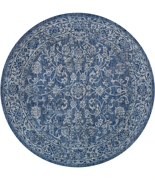 Jonathan Y SANTA MONICA Blue SMB100B 3ft.-11in. Round Rug