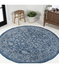 Jonathan Y SANTA MONICA Blue SMB100B 6ft.7in. Round Rug